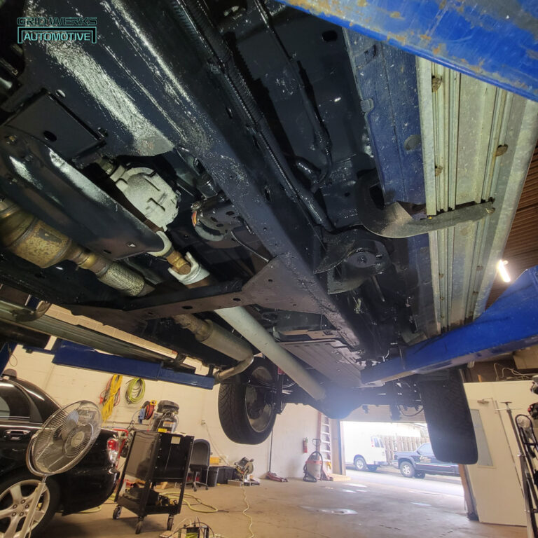 2015 GMC Sierra Black Wax Based Undercoating