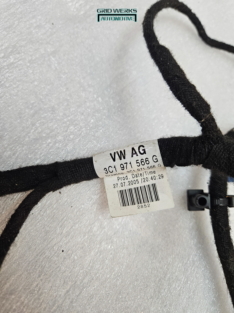 2006-2007 VW Passat B6 HVAC Heater A/C Box Wiring Harness OEM 3C1971566G - Image 3